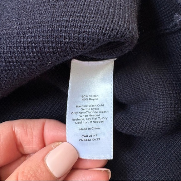 NWT Women’s Talbots Petite Double Breasted Stand Collar Seater Jacket Size Small - Picture 9 of 10